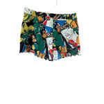 J.Crew Black Multicolor Scalloped Hem Shorts Size 8 Photo 3