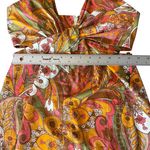 Gianni Bini NWT Ruby Paisley V-Neck Sleeveless Mini Dress 70's Style Cutouts Sz0 Photo 13