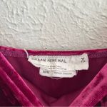 Urban Renewal Remnants Crushed Velvet Dress Raspberry Medium Photo 3