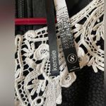 Kensie Women’s Black & White Lace Appliqué Above Knee Dress Size Small Photo 3