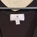 Socialite  Black Fitted Short Sleeve Tee Photo 1