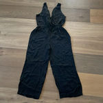 Revolve  Privacy Please Ganzel Plunge Neck Sleeveless Black Jumpsuit Size Medium Photo 10