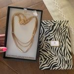 House of Harlow 1960 14”+3” Gold Layered Snake Necklace Photo 0