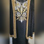 Laurence Kazar  Vintage  Beaded Embroidered Dress Size L And Jacket M Photo 13