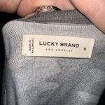 Lucky Brand  gray camo cozy XL long sleeve scoop neck top Photo 2