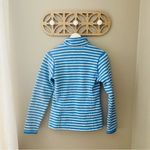 Patagonia  Quarter Zip Striped Sweater Blue Sz XS Photo 6