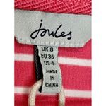 Joules Pink Striped V Neck Short Sleeve Knit Dress Size 4 Casual Pink Photo 4