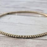 Vintage Bracelet/Bangle Gold Tone Ball Design Thin Bracelet Photo 1