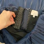 Cinq à Sept Cinq A Sept Soliel Flowy Layered Ruffle Dress Blue Navy 4 Photo 4