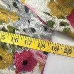 Forever 21 XXI Top Womens Blouse Floral Button Front 3/4 Sleeve Colorful Size Medium Photo 5