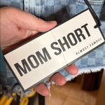 Almost Famous NWT  Juniors' Checkered Cutoff Shorts Medium Wash Size 3 Photo 4