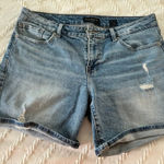 Lucky Brand Women's  Blue Distressed Jean Shorts Size 10 Photo 0