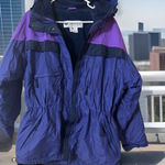 Columbia VTG 90s Women's 3-in-1 Ski Snow Jacket Coat -M Lots Pocket Photo 0