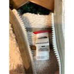 The North Face  Cream Fuzzy Sherpa Teddy Jacket Sz Medium Photo 2