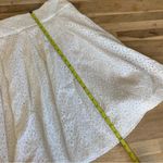 WD•NY WD.NY White Lace Pleated Skirt 14 Photo 3