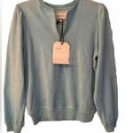 Current/Elliott Current Elliott Half Zip Pullover Sweater Women’s Cotton Sky Blue Size Small Photo 0
