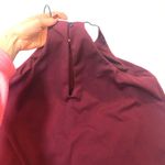 Love...Ady  Solid Halter Popover Jumpsuit burgundy XXL Photo 8
