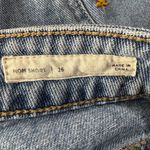 PacSun  SZ 26 Mom Jean Shorts Floral Embroidered Cuffed Hi-Rise Zip-Fly Pockets Photo 5