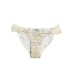 PilyQ New.  Ivory LACE bikini Bottom. Small. Retails $79 Photo 5