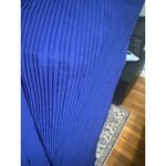 DKNY  Blue Sleeveless Tie-Neck Pleated Shift Dress – Elegant Style Photo 2