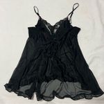 Vintage betsey johnson intimate babydoll bow lace sheer sleep dress Photo 1