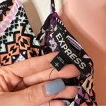 EXPRESS NWT  Top Aztec Print Halter Top Boho Indie Bohemian Summer Size Small Photo 4