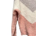 Lulus Women’s Colorblock Talk The Block Eyelash Knit Soft Sweater Size Medium Photo 8