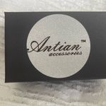 Antian Accessories™ 3 Pair Earring Set Pearl Hoops Star Zircon Studs CZ Silver Photo 5