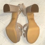 Lulus Lulu’s Light Nude Crocodile-Embossed Ankle Strap Heels(Size 11) Photo 6