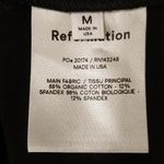 Reformation 💕💕 Braun Dress Black Midi Dress M NWT Photo 13