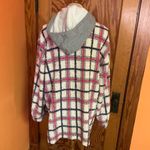 Davi & Dani  Fuzzy Plaid Shacket Photo 10