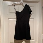 Aerie Black One-Shoulder Dress Photo 1