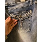 Twenty One Distressed  black Size -14r Y2k bootcut style jeans Photo 5