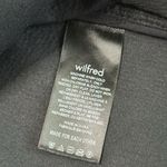 Wilfred  By Aritzia Vegan Leather Shirt Jacket Black Shacket‎ Size Small Photo 12