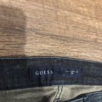 Guess  Moto Skinny Jeans – Size 27 – Faux Leather Patches & Distressed Details Photo 2