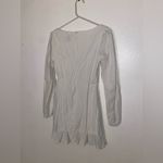 Princess Polly  The Villa White Mini White Bridal Wrap Dress 4 Bride Photo 3