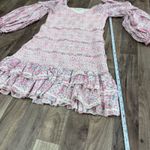 Love Shack Fancy  Ensley Candy Heart Floral Mini Dress Photo 4