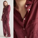 Thakoon Silk Wrap mini Dress maroon polka dots Sz XS preppy casual chic luxury Red Photo 9