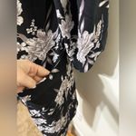 Spiritual Gangster Kimono Maya Floral CoverUp Robe Black Pockets Ties One Size Photo 4