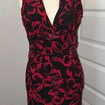 Norma Kamali Floral Print Faux Wrap Dress Photo 0