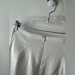 Outcast Ivory White Satin Cinched Draped Skirt Adjustable Size XXS Photo 5