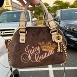 Juicy Couture Chocolate The Key To Juicy Dome Satchel Crossbody Viral NWT Photo 0