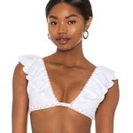 Tularosa  Decklan Top in White & Blush Photo 0