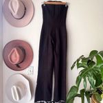 Stone Cold Fox  NAPLES black strapless jumpsuit WOMENS SIZE 0‎ linen tassel trim Photo 11