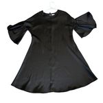 &merci Merci Italia Satiny Black Bell Sleeve Dress *READ* Photo 0