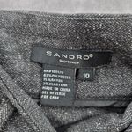 Sandro 092.  Brown Flare Executive Pencil Office Knee Length Skirt 10 Photo 4