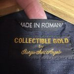 Vintage 80s Giorgio Sant'Angelo Navy Linen Rayon Blazer Sz 10 Made in Romania Blue Photo 12