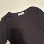 Mod On Trend Black Long Sleeve Bodysuit Size L Photo 2