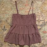 Paper Crane Like New  Smocked Tank Top with Adjustable Straps Photo 3
