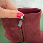 Calvin Klein Uda Wine Red Suede Ankle Platform Boot Photo 7